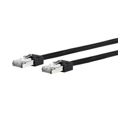Image de METZ CONNECT Patchkabel 6kV Flex500 Outdoor schwarz 1m