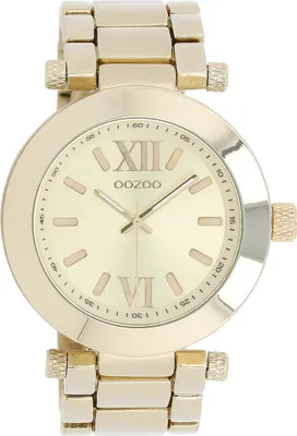 Immagine prodotto di Oozoo Orologio da polso in metallo dorato Serie Vintage da uomo analogico al quarzo UOC5753A