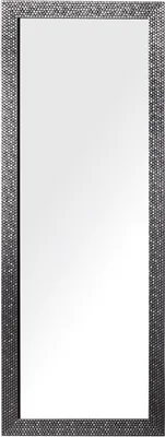 Produktbild von BELIANI Wandspiegel Silber 50 x 130 cm Kunststoff glänzende Rahmen Rechteckig Modern