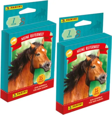 Produktbild von Panini Pferde Mon Club D'E'Quitation Sticker - Meine Reiterwelt (2024) - Sammelsticker - 2 Blister
