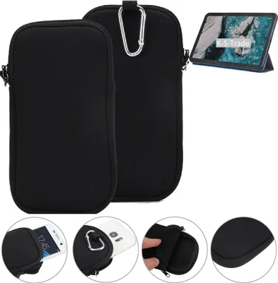 Produktbild von K-S-Trade Neopren-Hülle Handy-Hülle kompatibel mit Nokia T20 Wi-Fi Schutzhülle Neoprenhülle Sleeve Schutz-Hülle Gürtel Tasche Case Holster