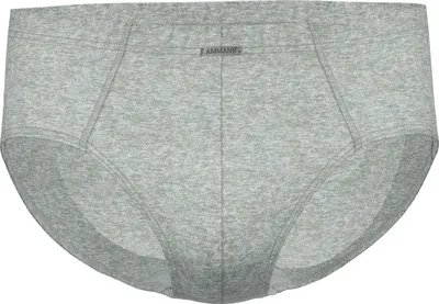Produktbild von Ammann Bio Herren-Slip grau meliert 7