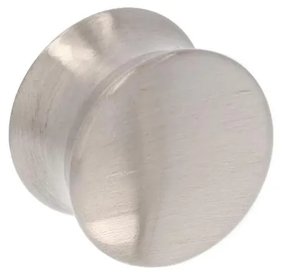 Image de Bouton pour meuble en zamac Diamètre 30mm Nichel satiné