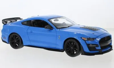 Produktbild von Maisto MAI31452BLUE - 1/18 - Ford Mustang Shelby GT500, blau, 2020 - Neu