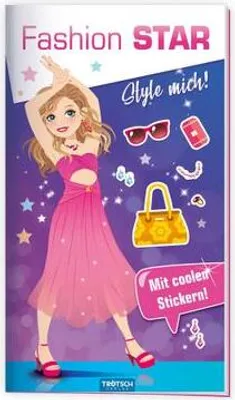Obrázek produktu pro Trötsch Malbuch Stickermalbuch Fashion-Star Filmstar