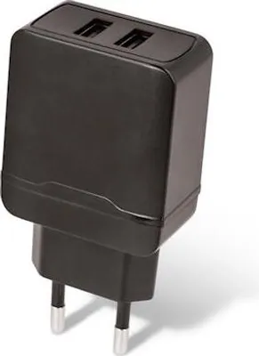 Obrázek produktu pro Nabíječka do sítě Setty 2,4A, 2xUSB černá