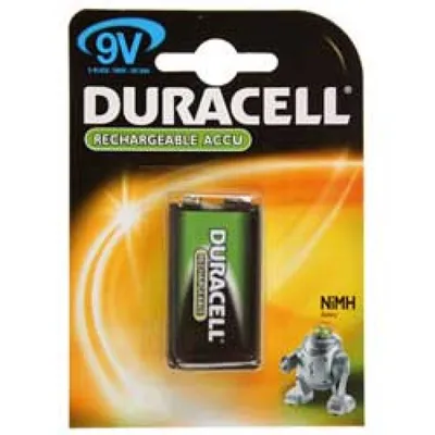 Obrázek produktu pro 2-Power HR9V, 9V, Nikl-metal hydridová (NiMH), 9 V, 1 kusů, 170 mAh, Zlato, Zelená