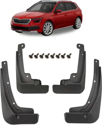 Produktbild von Schmutzfänger 4er-Set mit Befestigungssatz - passend für Skoda KAMIQ 2019-2023