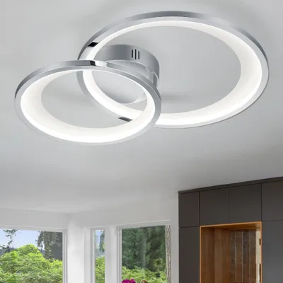 Produktbild von TRIO LED-Deckenl. GRANADA 29W LED 2650lm 3000K Chrom