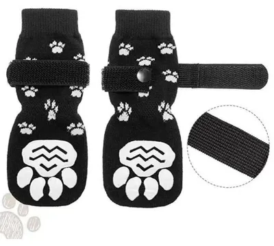 Productafbeelding van INF Outdoor Hondensokken (Middelgroot tot Groot) - Pootbescherming & Antislip voor Alle Seizoenen M