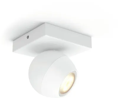Produktbild von Philips Hue White Amb. Buckram Spot 1 flg weiß 350lm DS
