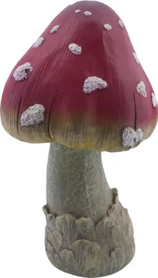 Produktbild von Figur Fliegenpilz groß Polyresin 35 x 20 x 20 cm rot