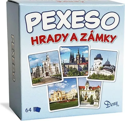 Obrázek produktu pro Pexeso Hrady České Republiky V Krabici