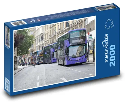 Zdjęcie produktu dla martinpuzzle - Puzzle 2000 - Autobusy w mieście