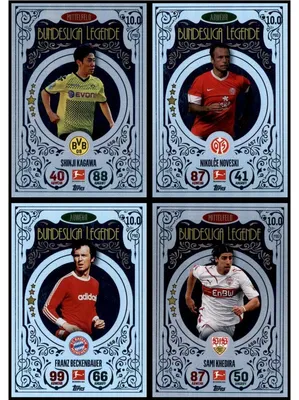 Immagine prodotto di Topps Match Attax - 2022/23 - Tutte e 4 le leggende