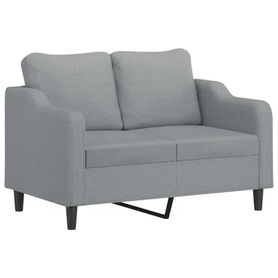 Produktbild von vidaXL 2-Sitzer-Sofa Hellgrau 120 cm Stoff