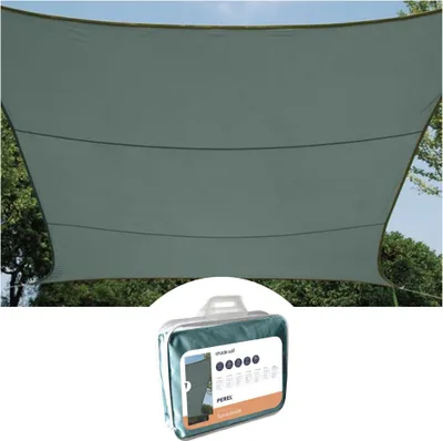 Produktbild von Perel GSS4500GG, Rechteckig, Grün, Grau, Polyester, 160 g/m², Halteöse, 25 m²
