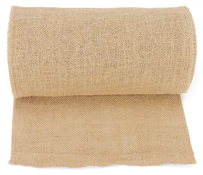 Produktbild von Jute Stoff - 15 Meter Jute Hessische Rolle - Jute Band - Jute Bastelbänder - Hochwertige Qualität