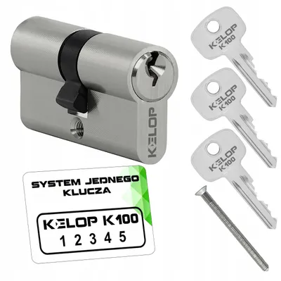 Obrázek produktu pro Kelop K100 45/50 vložka nikl systém jednoho klíče