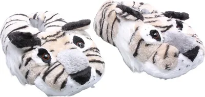 Produktbild von SAMs Tierhausschuhe Tiger , Tiger Weiß, 40/41