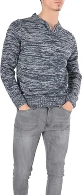 Productafbeelding van Hopenlife herenpullover Calume, warm, meerkleurig, maat S
