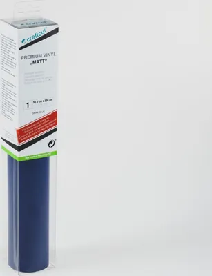 Produktbild von craftcut M37 Plotterfolie matt DARK-BLUE 30,5 x 300 cm