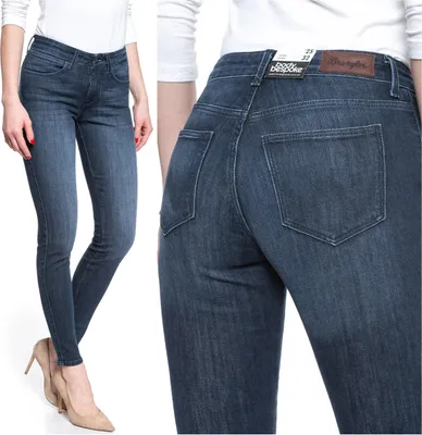 Immagine prodotto di WRANGLER, Jeans da donna, Skinny fit, SKINNY, W25 L32, Blau, Jeans, baggyjeans, buggy
