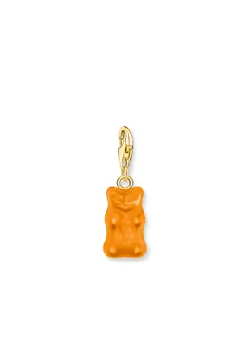 Produktbild von Thomas Sabo 2186-413-8 Charm Goldbären-Anhänger Orange vergoldet