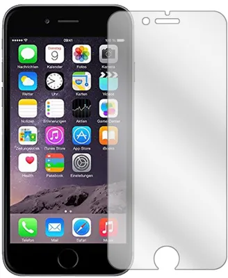 Zdjęcie produktu dla 2x folia ochronna do Apple iPhone 6 / 6S / 7 przezroczysta folia ochronna na wyświetlacz dipos