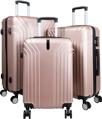 Produktbild von ABS Hartschalen Trolleyset 3tlg. Palma24 Rosegold - Gr. M, L und XL