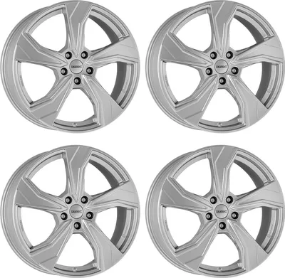 Obrázek produktu pro 4 hliníková kola Dezent KB, stříbrná barva, rozměr 7.5Jx17, rozteč 5x114.3, pro vozidla Suzuki Swace