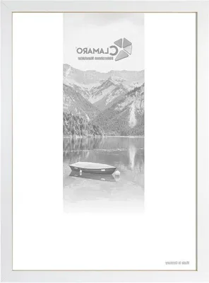 Produktbild von Fotolijst - Collage - 10x123 cm - Mat weiß - Handgefertigt
