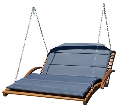 Produktbild von AS-S Hängeliege Doppelliege Hollywoodliege aus Holz Lärche MACAO-LOUNGER (ohne Gestell)