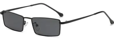 Produktbild von Rechteckige Sonnenbrille für Männer und Frauen - Vintage Retro - Metallrahmen - UV400 Schutz