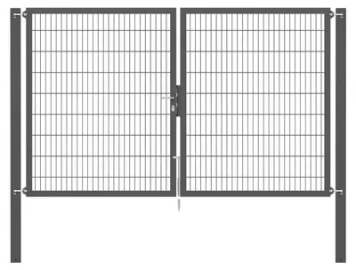 Obrázek produktu pro Alberts 637200 Doppeltor Flexo Plus mit Zubehör, anthrazit, Breite 300 cm, Höhe 180 cm