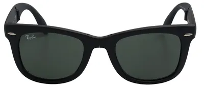 Produktbild von Ray-Ban WAYFARER FOLDING CLASSIC, Erwachsener, Uni, Quadratisch, Schwarz, Nicht-polarisierte Linse, Nylon