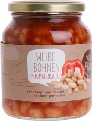 Immagine prodotto di Fagioli bianchi in salsa di pomodoro 350 g