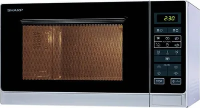 Immagine prodotto di Sharp R-742INW Microonde combinato argento metallizzato