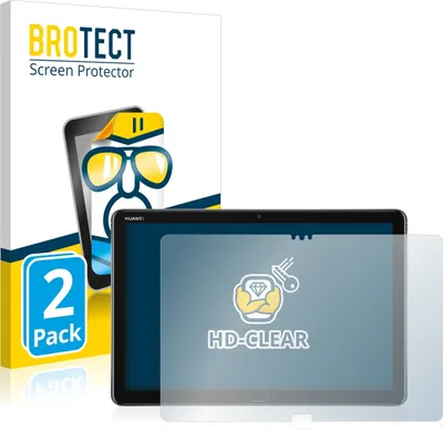 Produktbild von 2x Für Huawei MediaPad M5 Lite 10.1" Schutzfolie BROTECT Displayschutz Display Schutz Folie Klar Transparent