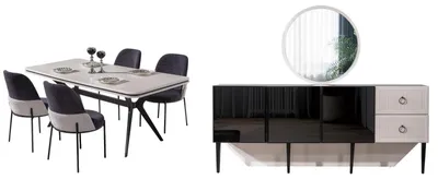 Produktbild von Savana Esszimmer Set, Set:Typ-1