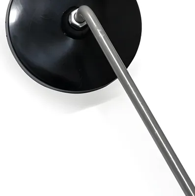 Produktbild von Rückspiegel / Rückblickspiegel links, Ø 90mm, Spiegelarm Edelstahl, Gewinde M8