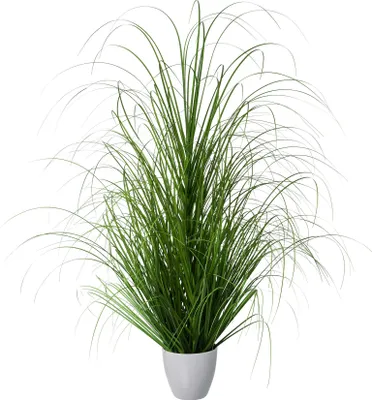 Produktbild von Kopu® Kunstpflanze Segge Graspflanze 90 cm – im weißen Dekotopf – Kunstpflanze