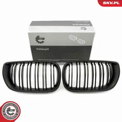 Produktbild von ESEN SKV 66SKV083 Kühlergrill Frontgrill für BMW 3 Limousine (E46) Schwarz-Matt