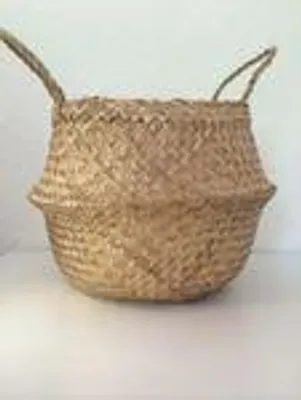Produktbild von Seegras-Korb Flecht-Korb Einkaufs-Korb Einkaufs-Tasche Aufbewahrung "New Design"