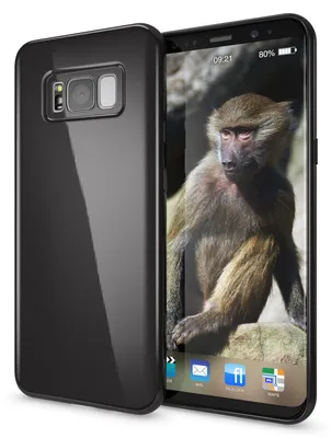 Image de Samsung Galaxy S8 Plus Housse téléphone portable par NALIA, Silicone Case Cover Bumper Protection Noir