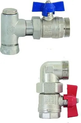 Produktbild von STRAWA Anschlussgarn. o WMZ-Vorbereitung 1" IGx1" AG BL 100mm Anschluss vertikal