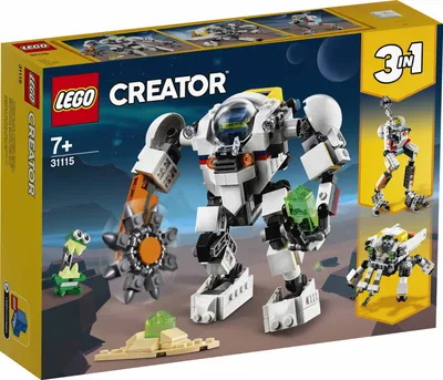 Zdjęcie produktu dla LEGO Creator Kosmiczny robot górniczy, Zestaw do budowania, 7 lat(a), Plastik, 0 szt., 425 g