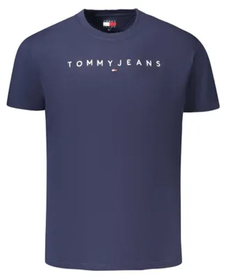 Produktbild von Tommy Hilfiger Jeans Herren T-Shirt Blau 489683 : Größe - M Größe: M