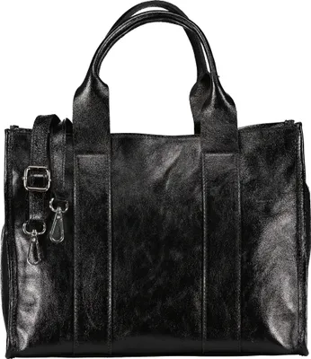 Produktbild von Hausfelder Manufaktur Handtasche Laminato Schwarz 24.5