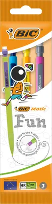 Produktbild von BIC - VULPOTLOOD BIC MATIC FUN HB 0,7 mm | Blasen Sie ein 3 Stück